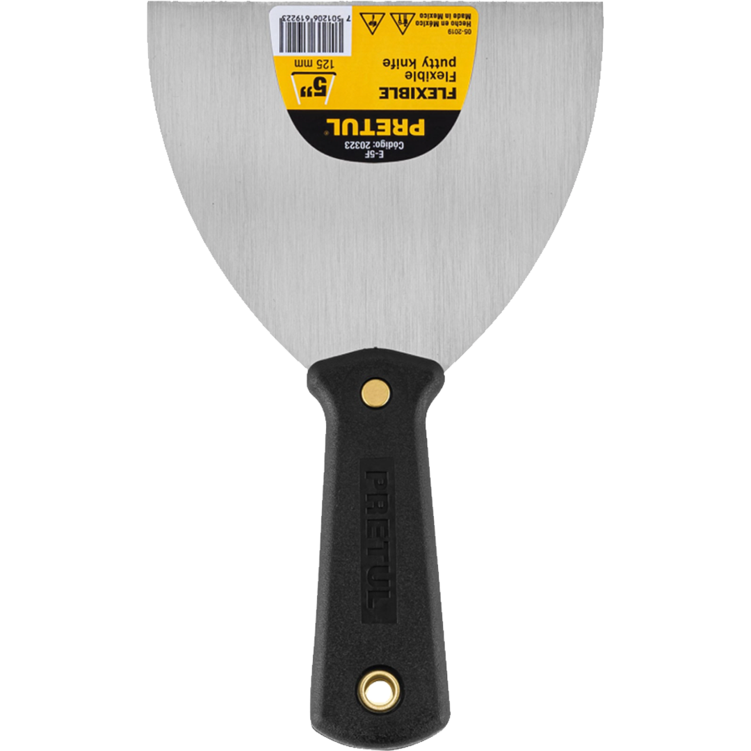 20323 Espátula flexible 5' con mango de plástico, Pretul