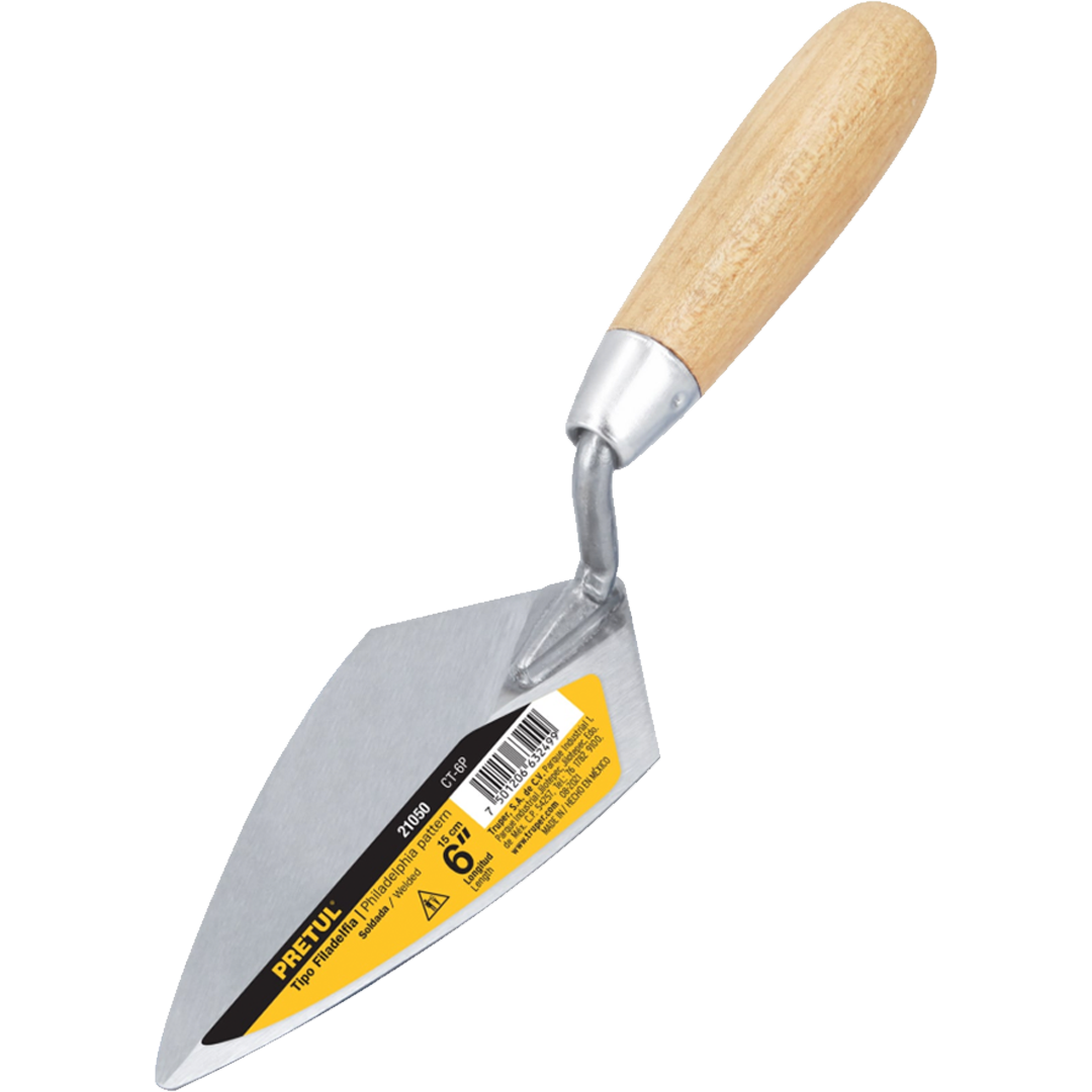 Cuchara para albañil 6' tipo Filadelfia, Pretul 21050
