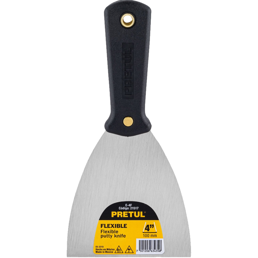 Espátula flexible 4' con mango de plástico, Pretul 21517