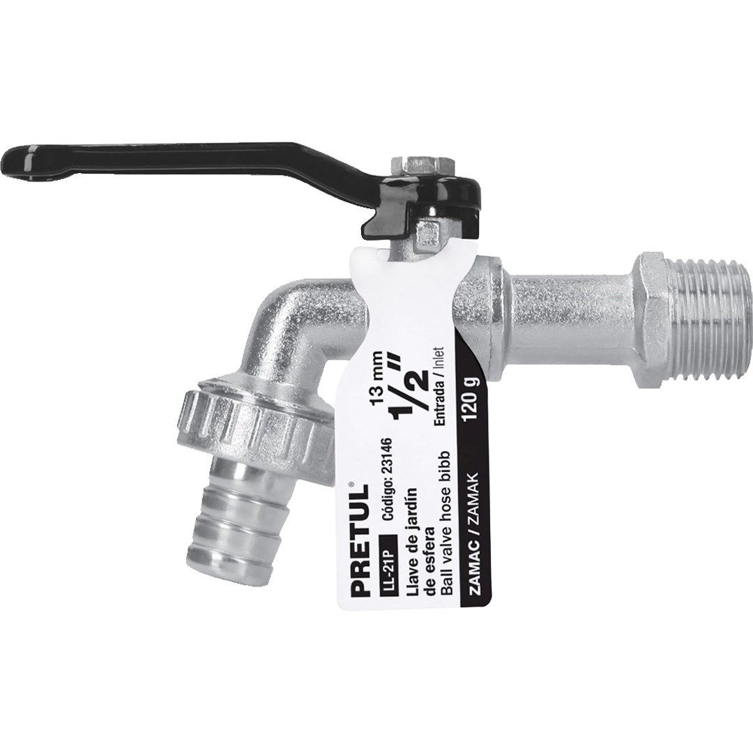 23146 Llave de esfera, 1/2' de zinc, Pretul