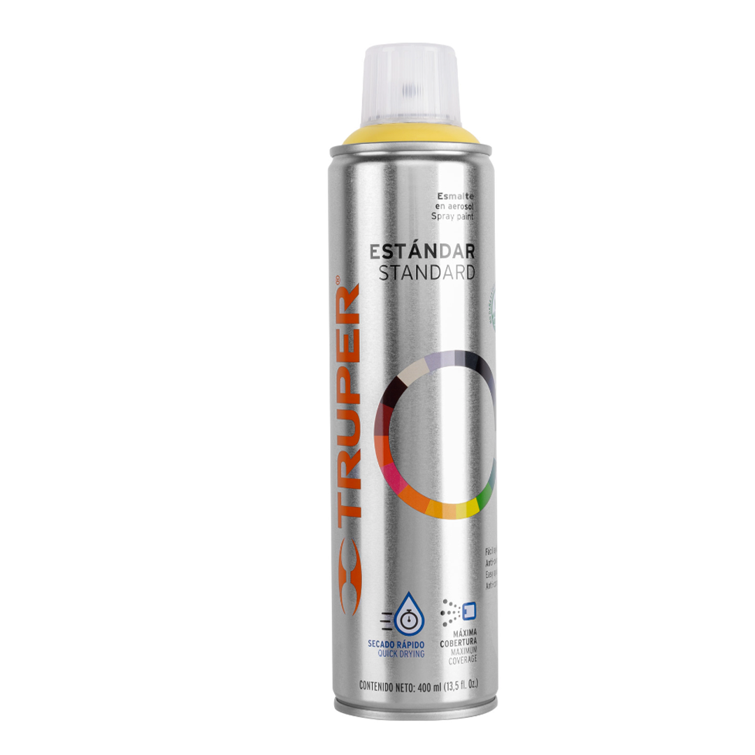 Pintura en aerosol, marfil, bote esbelto, 400 ml