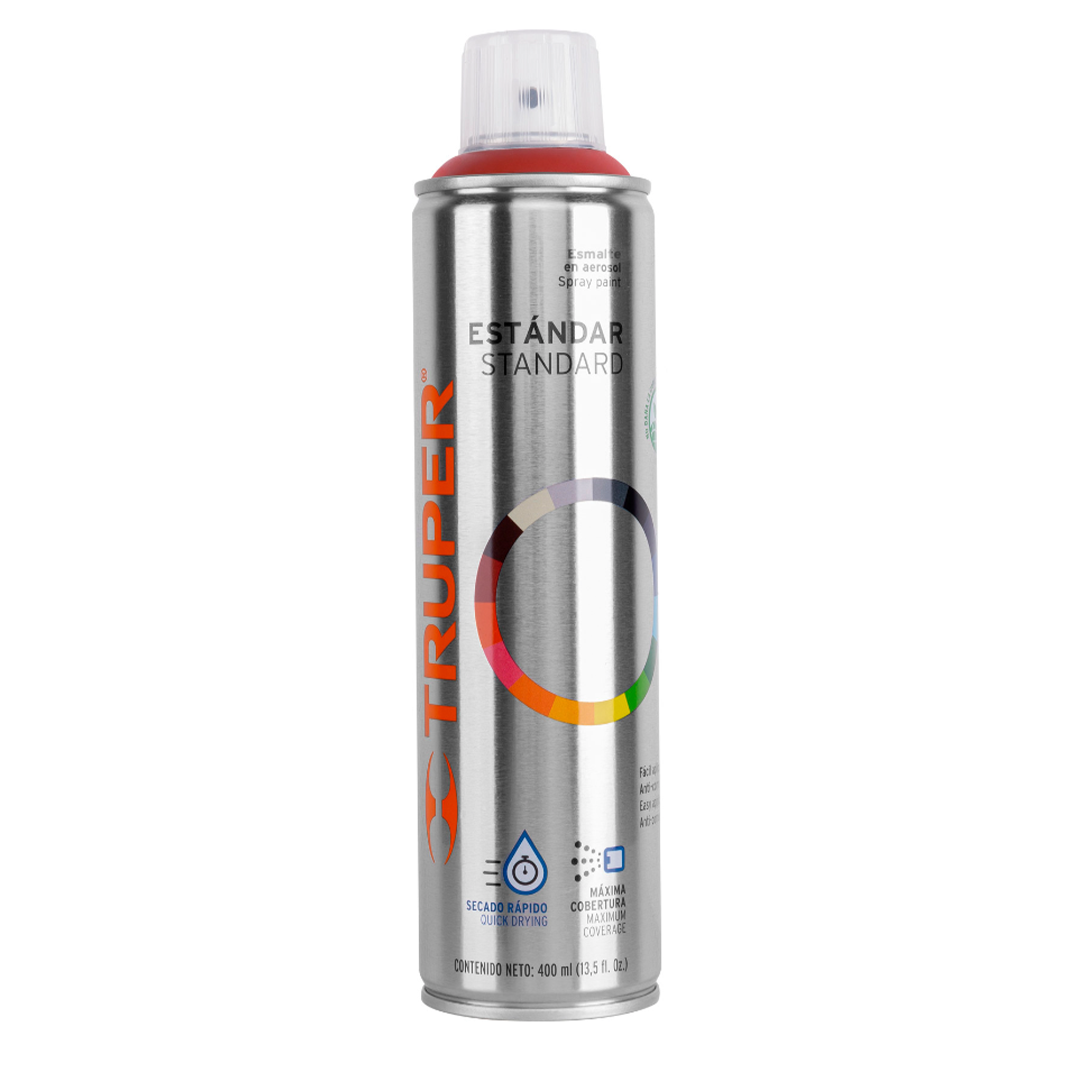 Pintura en aerosol, rojo primario, bote esbelto, 400ml
