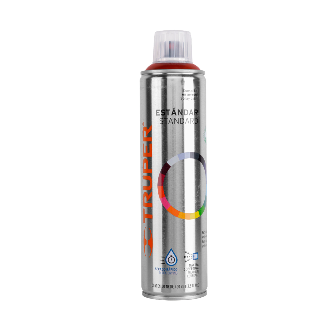 Pintura en aerosol, rojo taxi, bote esbelto, 400 ml