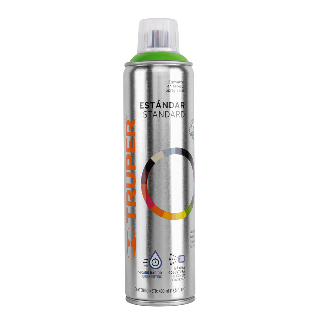 Pintura en aerosol, verde manzana, bote esbelto, 400 ml 19046