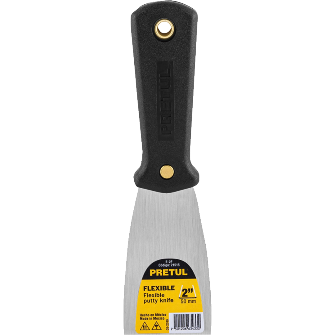 Espátula flexible 2' con mango de plástico, Pretul 21515