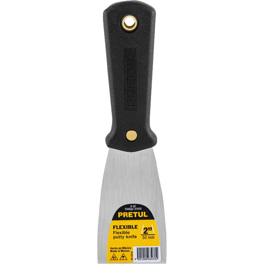 Espátula flexible 2' con mango de plástico, Pretul 21515