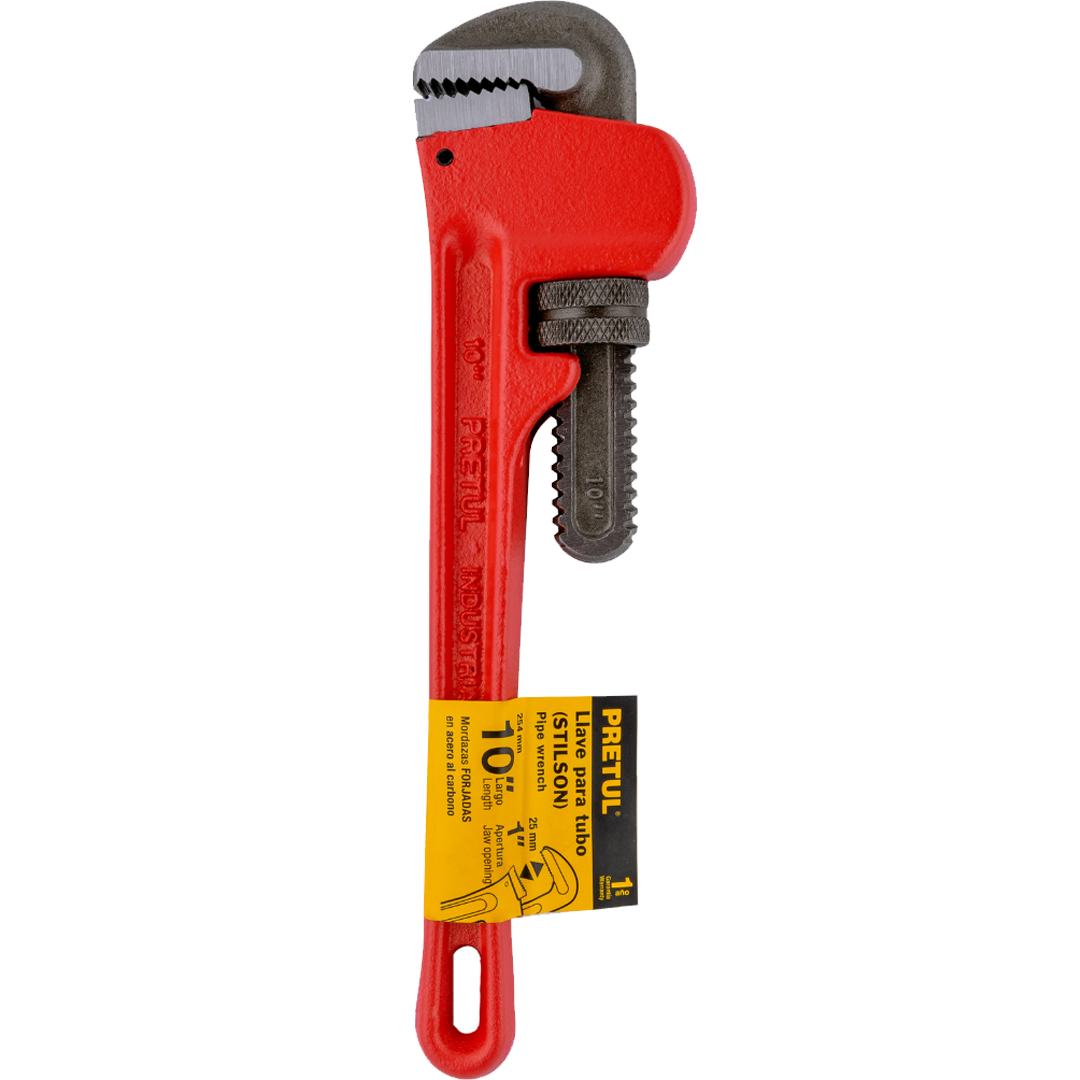 Llave stilson 10' cuerpo de hierro maleable, Pretul 22011