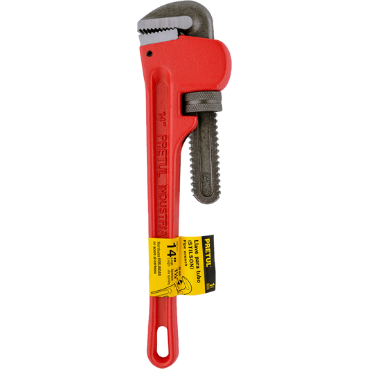Llave stilson 14' cuerpo de hierro maleable, Pretul 22013
