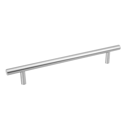 Jaladera metálica de 96mm estilo 'Contempo', níquel satinado, Hermex