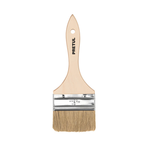 Brocha uso general de 3' con mango de madera, Pretul