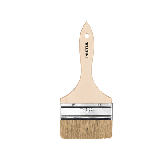 Brocha uso general de 4' con mango de madera, Pretul