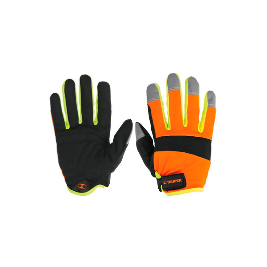 Guantes para mecánico, alta visibilidad, Truper