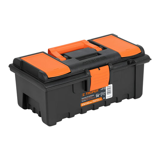 Caja para herramienta de 14' con compartimentos, Truper