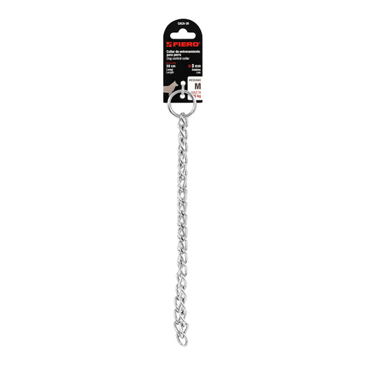 Correa de 1.2 m de paseo para perro, eslabón 3.5 mm, Fiero