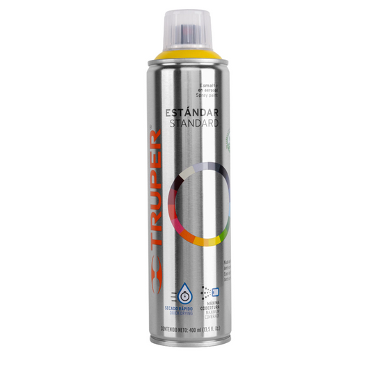 Pintura en aerosol, amarillo canario, bote esbelto, 400 ml