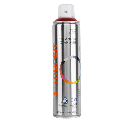 Pintura en aerosol, guinda, bote esbelto, 400 ml