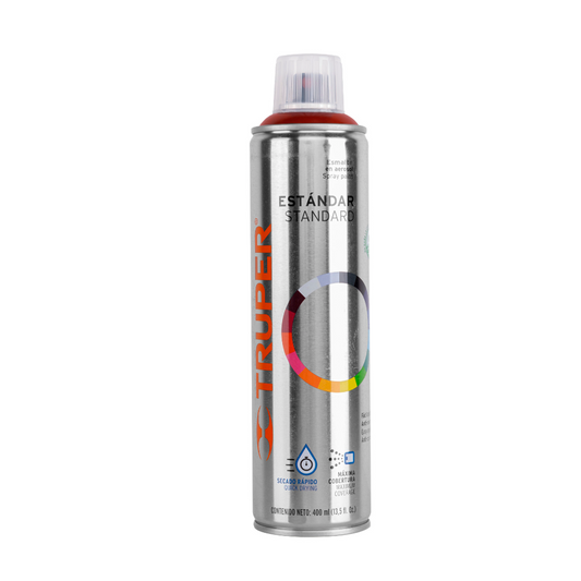 Pintura en aerosol, rojo taxi, bote esbelto, 400 ml
