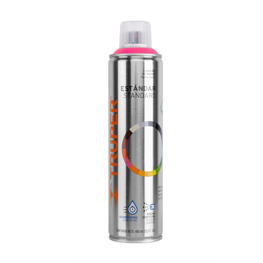 Pintura en aerosol, rosa mexicano, bote esbelto, 400 ml