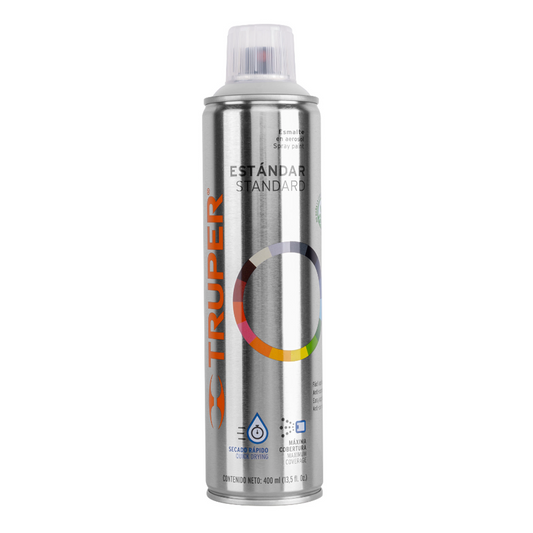Pintura en aerosol, transparente mate, bote esbelto, 400 ml